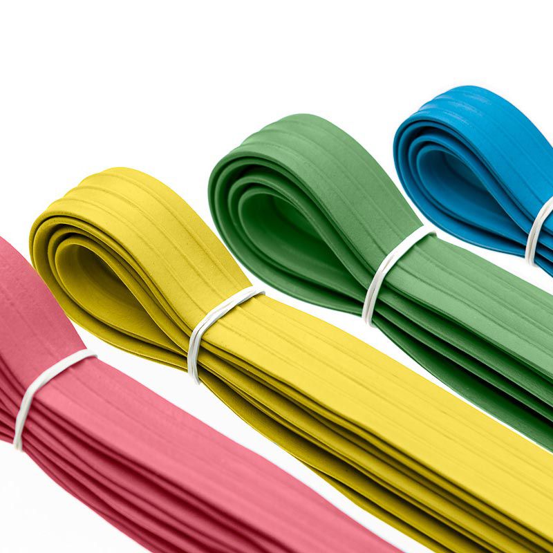 Gummibänder SET ca Gummi Ringe Bänder 500 Stück Naturfarben elastisch 