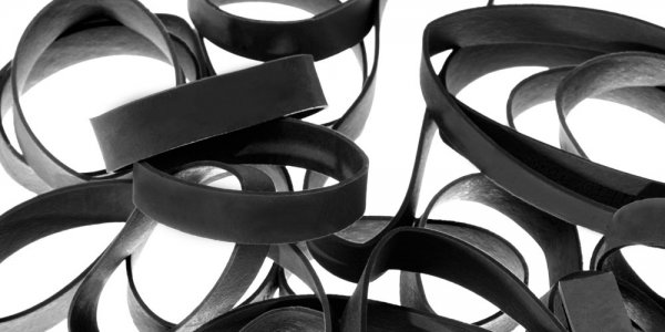 50 Gummibänder 5mm Breit 80mm Lang - Schwarze Elastikbänder Für Camping & Haushalt